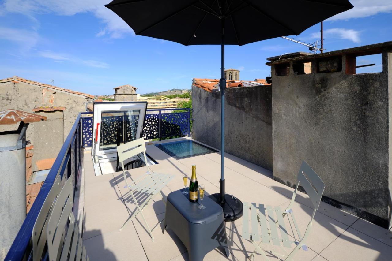 Apartmán Mon Toit Carcassonnais •Hypercentre •Terrasse •Vue Carcassonne Exteriér fotografie
