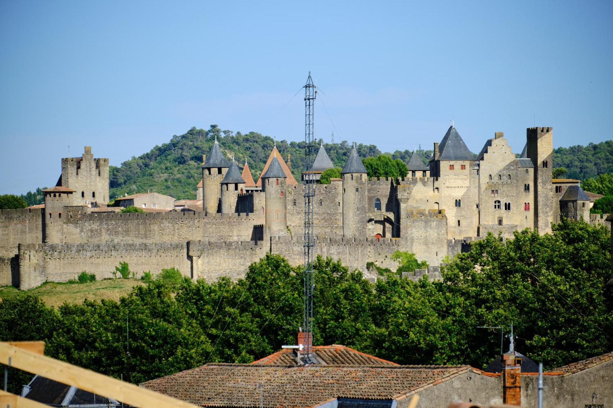 Apartmán Mon Toit Carcassonnais •Hypercentre •Terrasse •Vue Carcassonne Exteriér fotografie